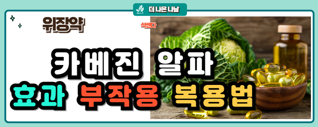 카베진 알파 효과 부작용 복용법 썸네일