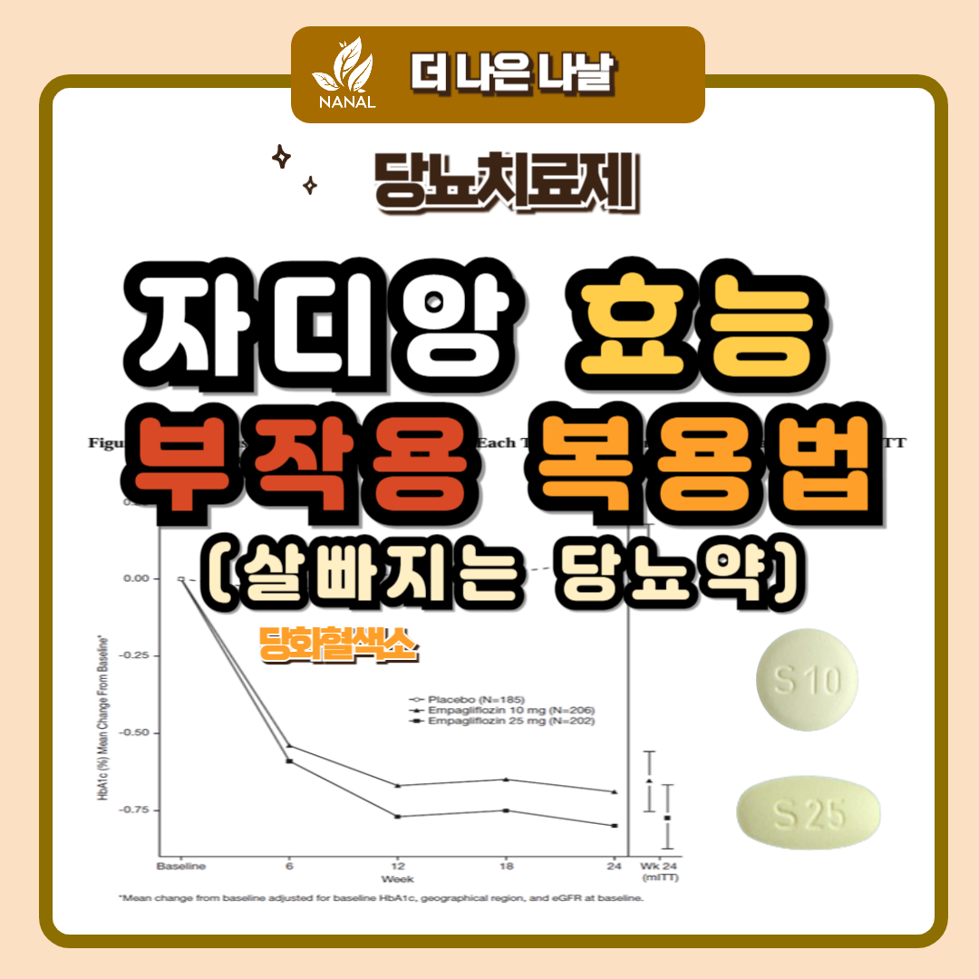 자디앙 효능 부작용 복용법 (살빠지는 당뇨약) 썸네일