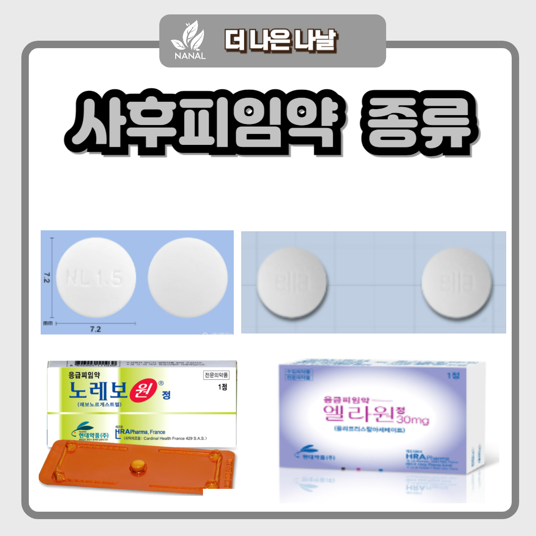 사후피임약 종류
