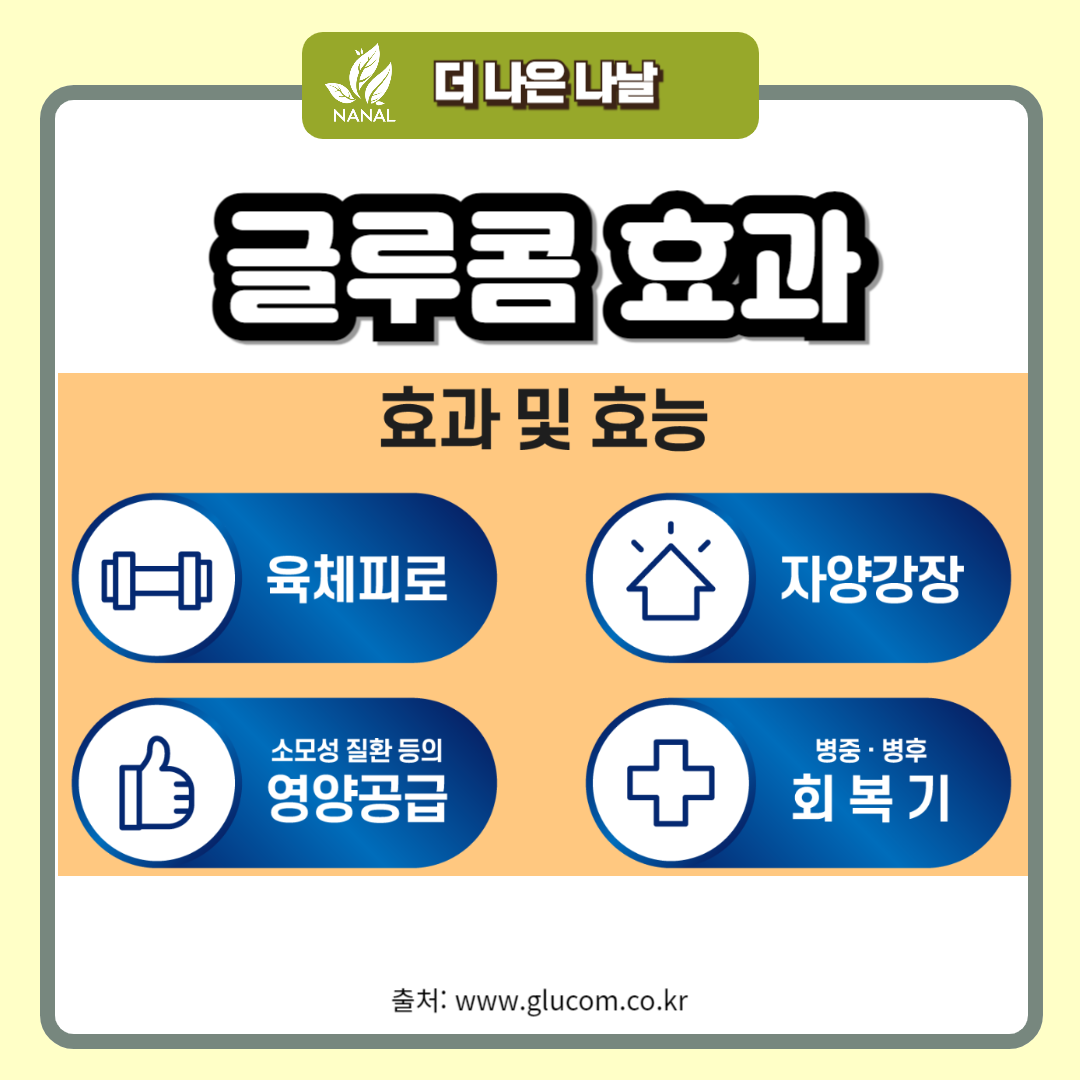 글루콤 효과