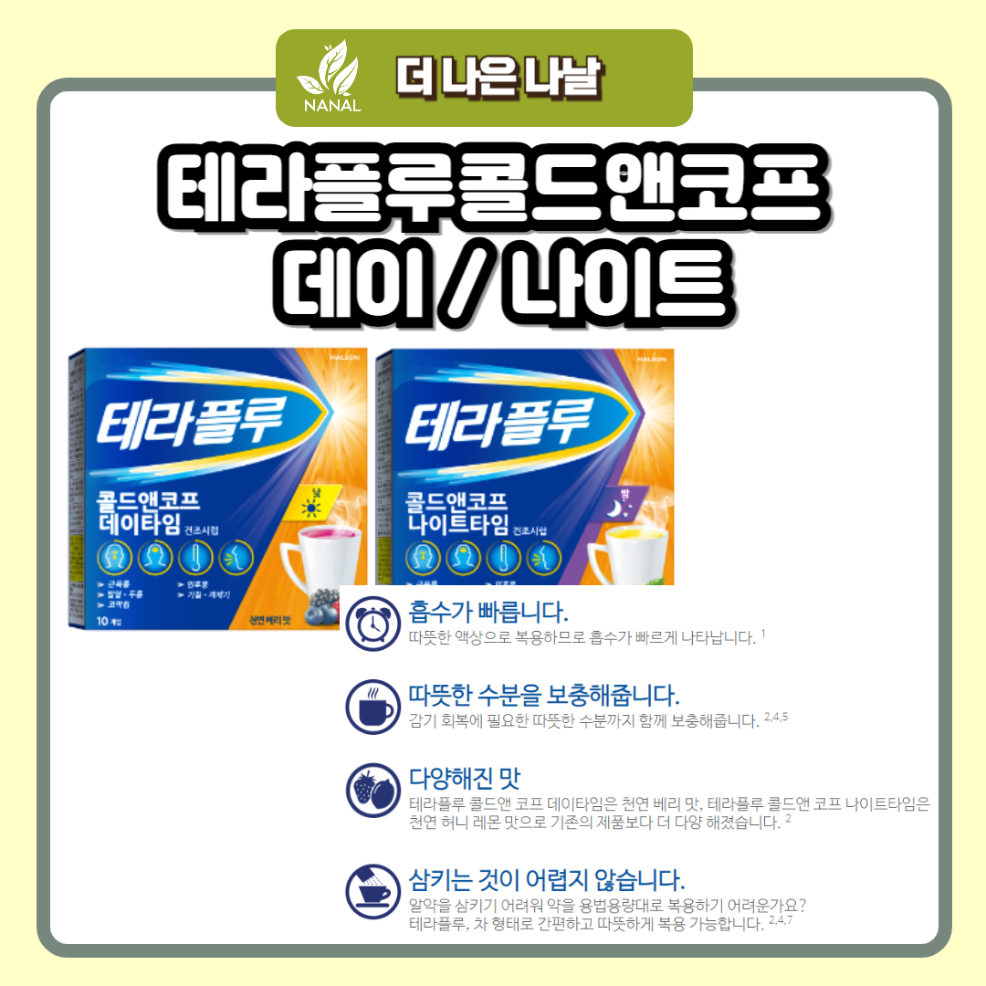 테라플루콜드앤코프 데이 나이트
