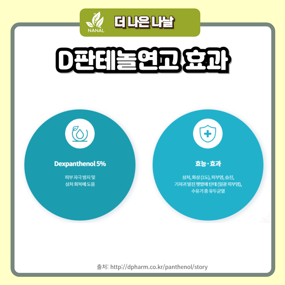 d판테놀 효과