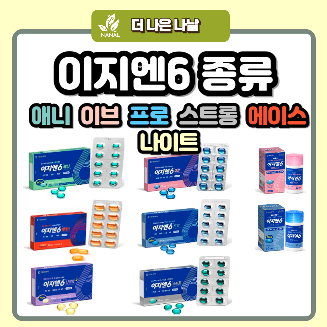 이지엔6종류 이비 프로 애니 에이스 스트롱 나이트