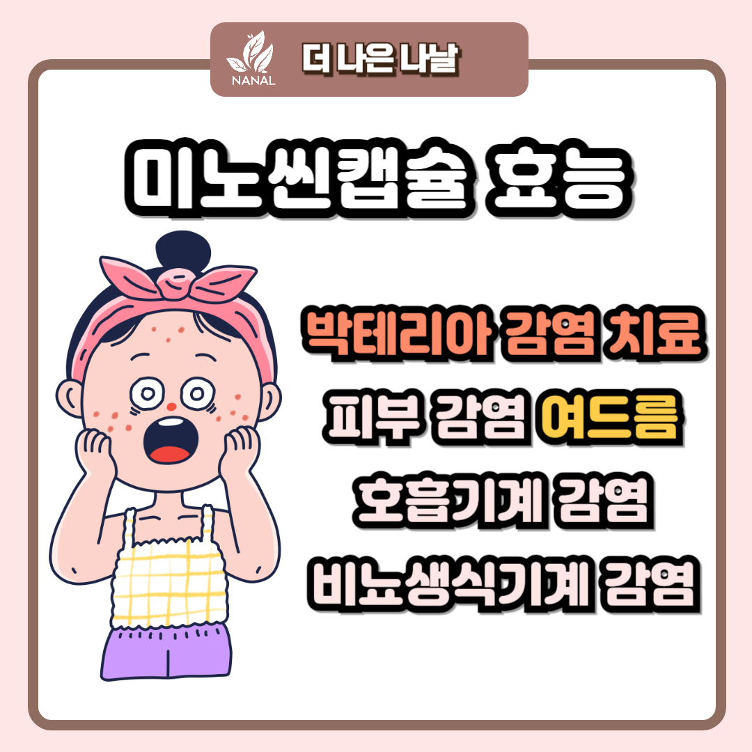 미노씬캡슐 여드름 효능