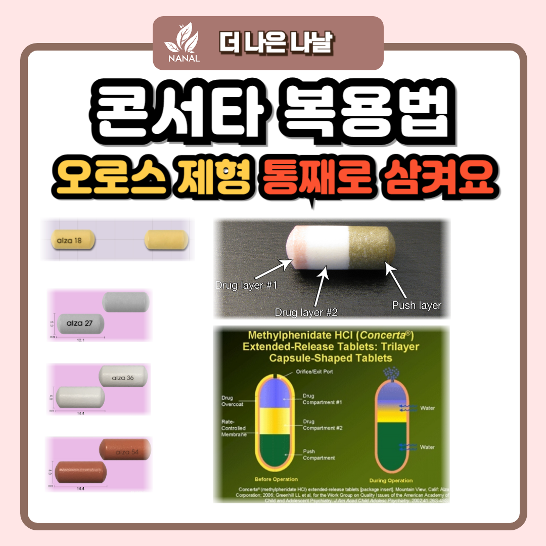 콘서타 복용법