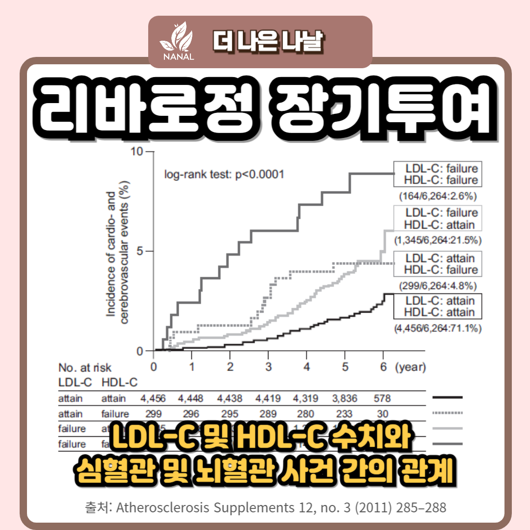 리바로정 장기투여효과