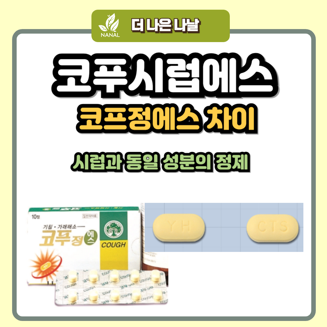 코푸시럽에스 코프정에스 차이