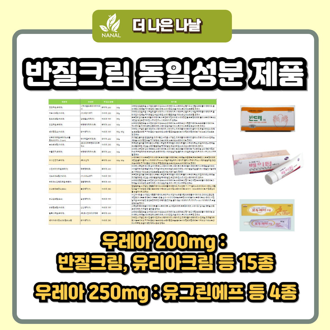 반질크림 가격 동일성분 제품