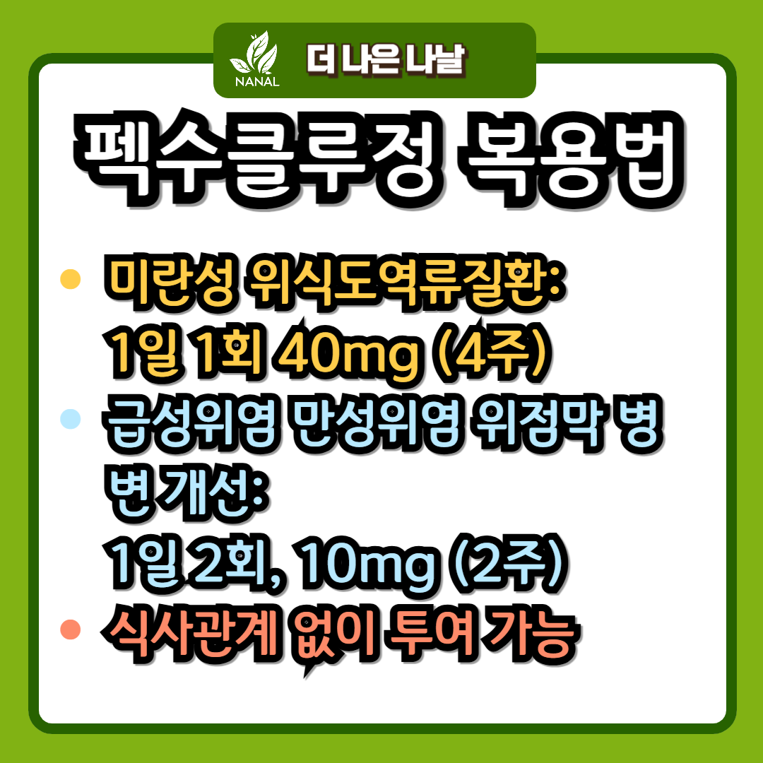 펙수클루정 복용법