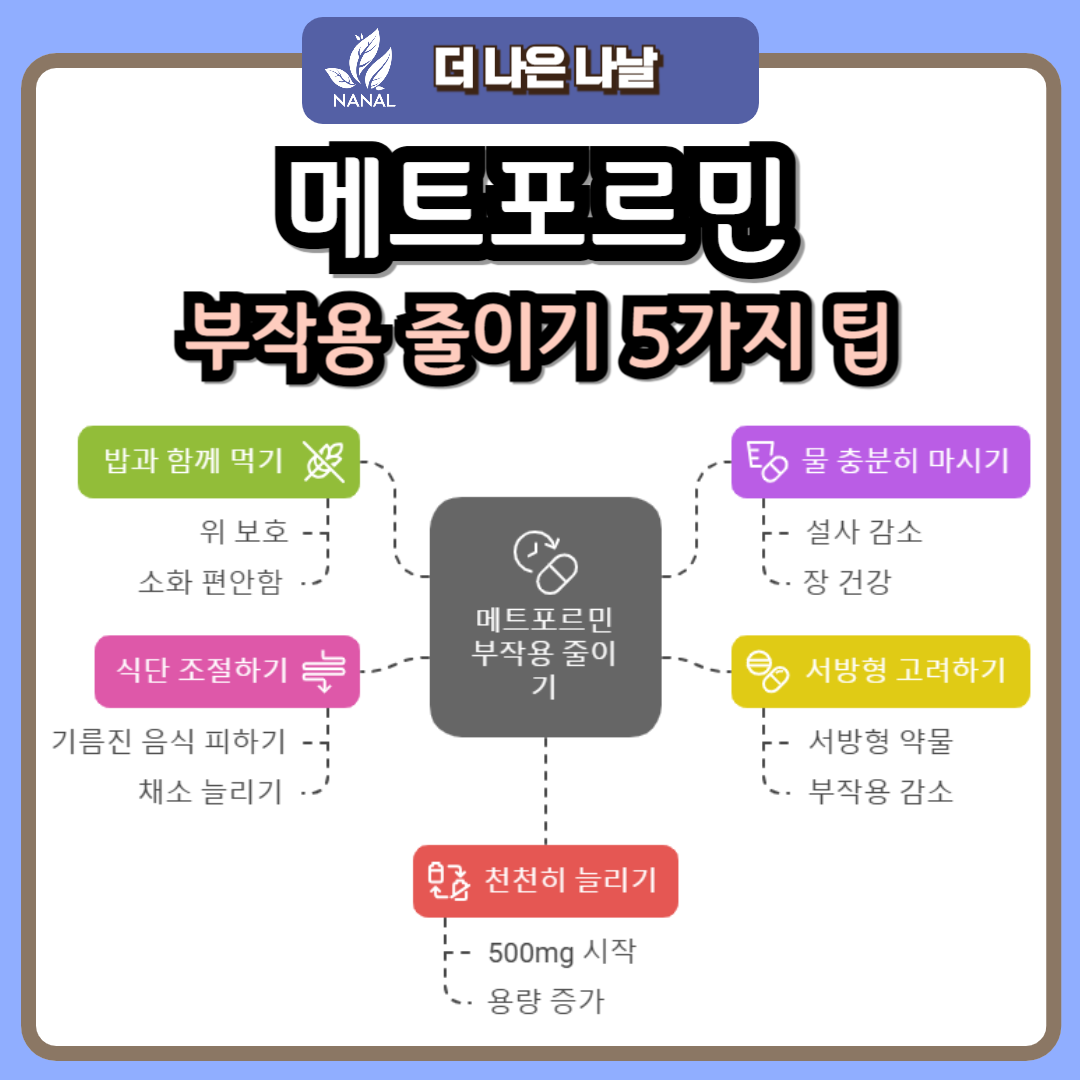 메트포르민 부작용 속 불편? 부작용 줄이는 꿀팁과 임상 결과 공개! 6 메트포르민 부작용 줄이기 5가지 팁