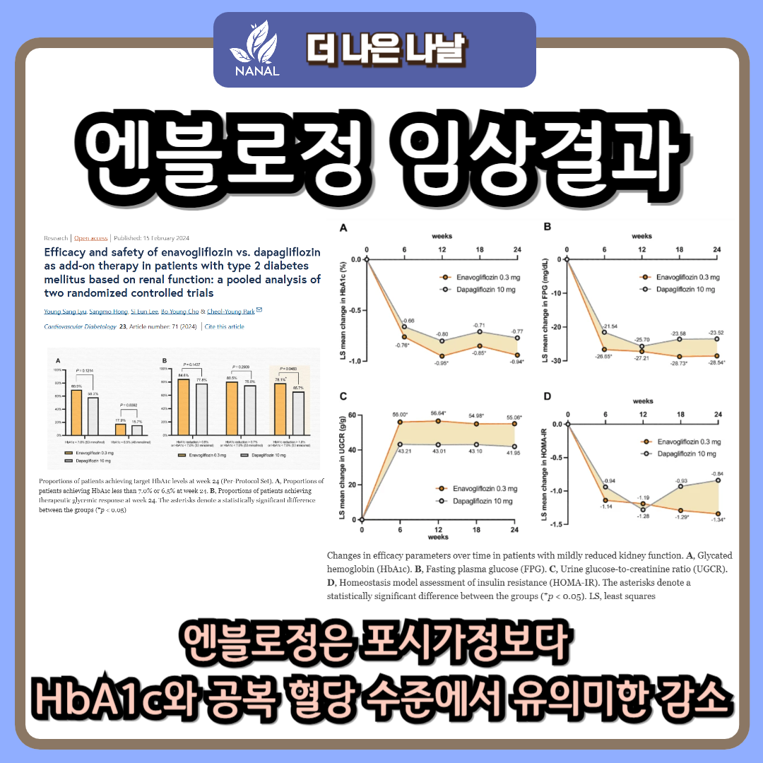 엔블로정 효능 임상결과