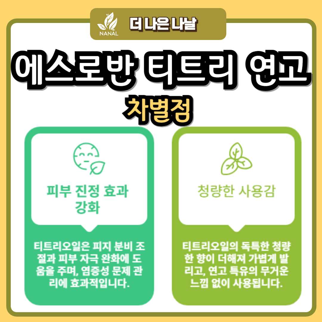 에스로반 티트리 연고 차이점