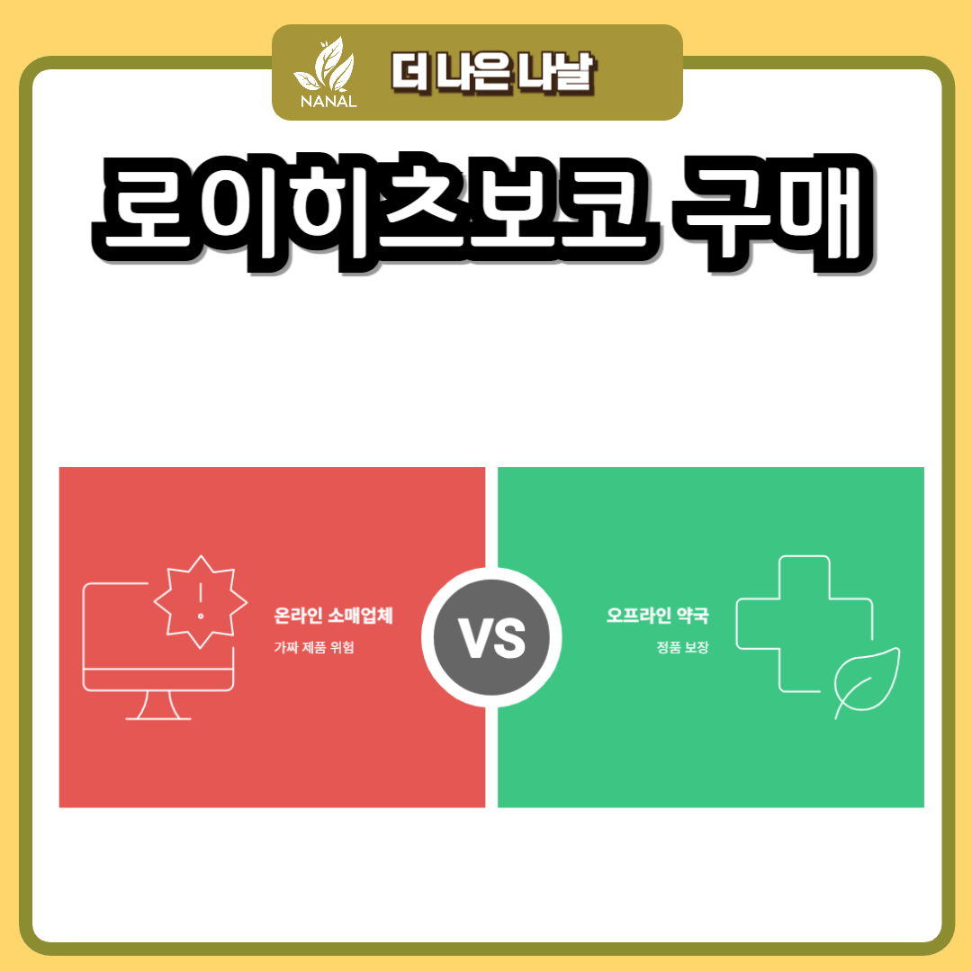 로이히츠보코 약국 구매