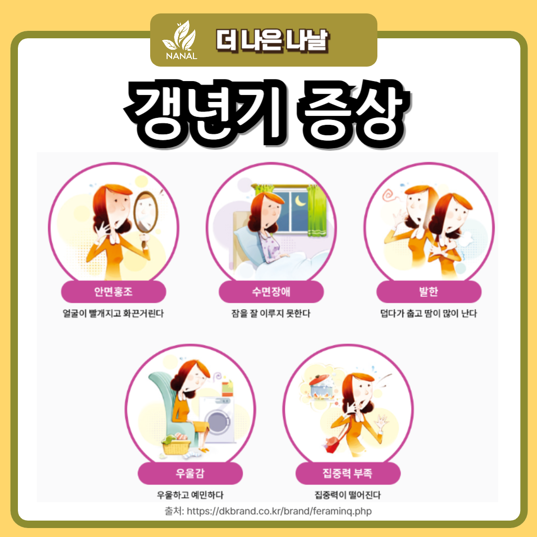 훼라민Q 갱년기 증상