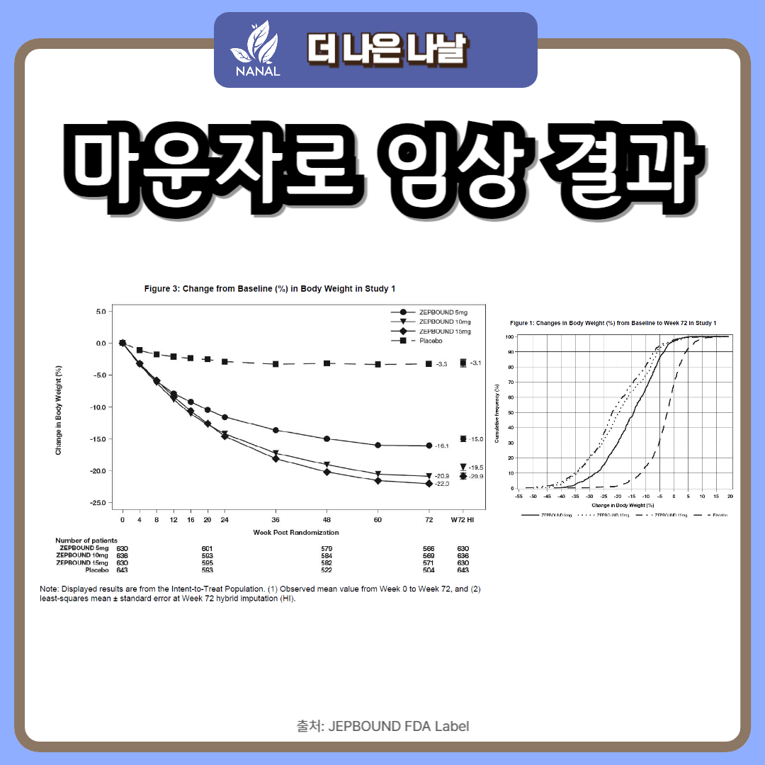 마운자로 효과 임상 결과